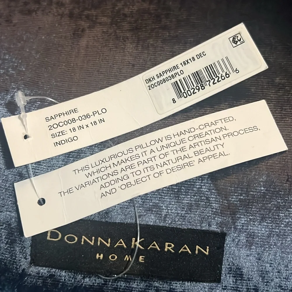 Donna Karan Sapphire Collection Decorative Pillow, 18